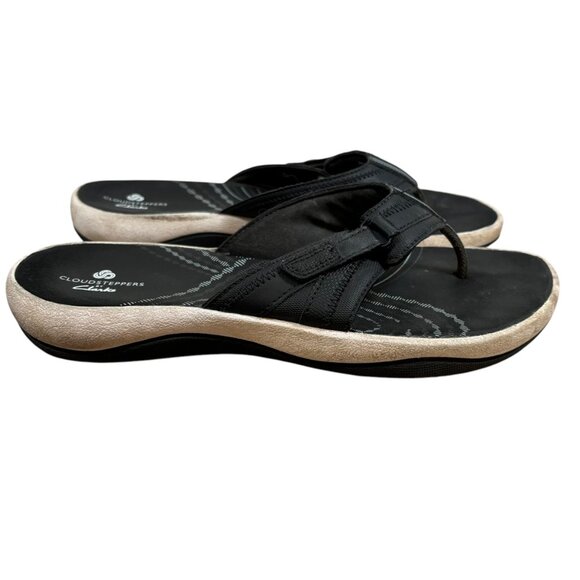 Clarks Cloudsteppers Breeze Sea Thong Sandals - Picture 7 of 10